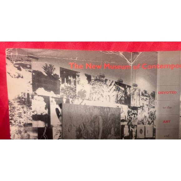 New Museum of Contemporary Art NYC Brochure c.1980s, 6 Panel, Photos, Info - Picture 8 of 9